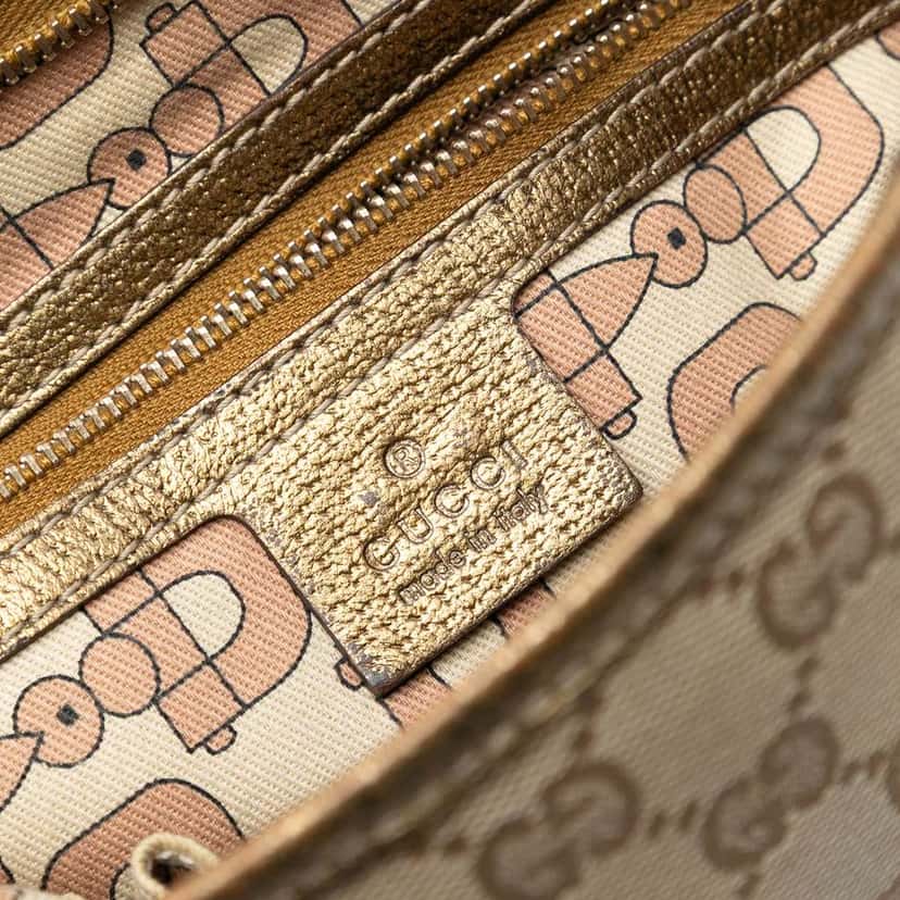 Gucci GG Canvas Jolicoeur Crossbody Brown Canvas Very good condition - Box View
