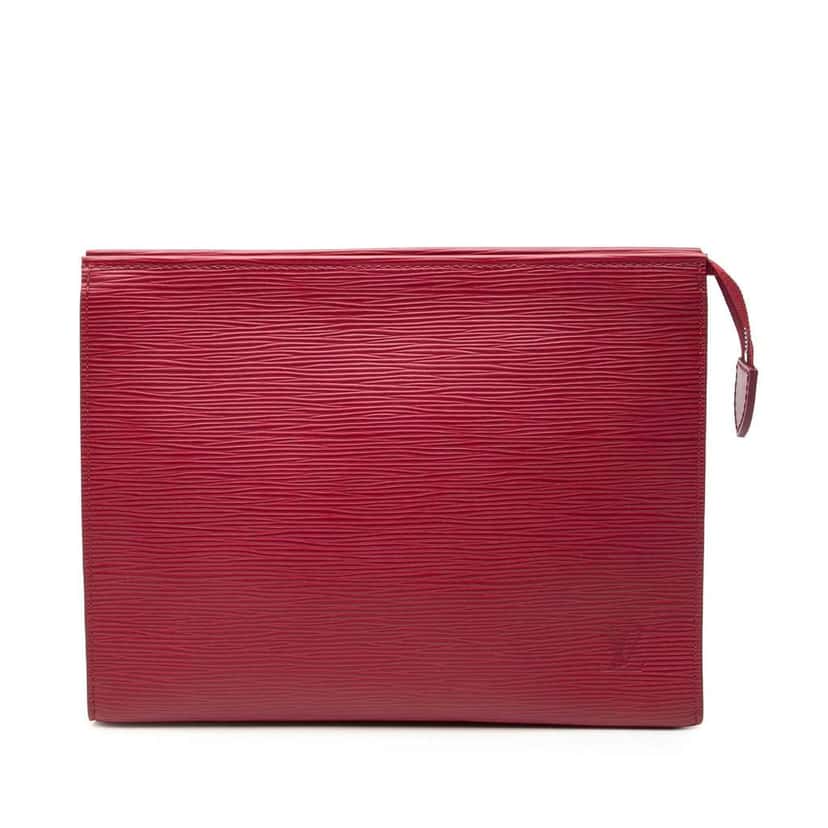 Louis Vuitton Epi Toiletry Pouch 26 Red Leather Good condition - Front View
