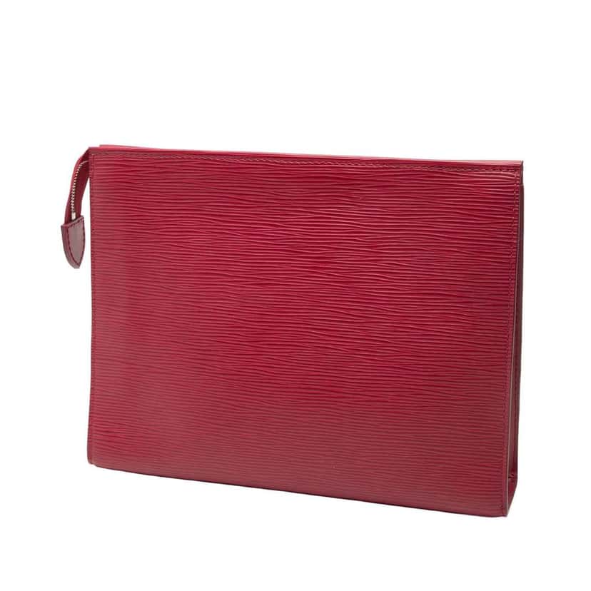 Louis Vuitton Epi Toiletry Pouch 26 Red Leather Good condition - Back View