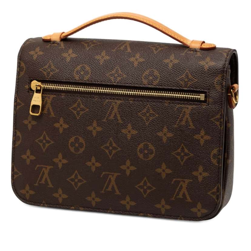 Louis Vuitton Monogram Pochette Metis Brown Good condition - Back View