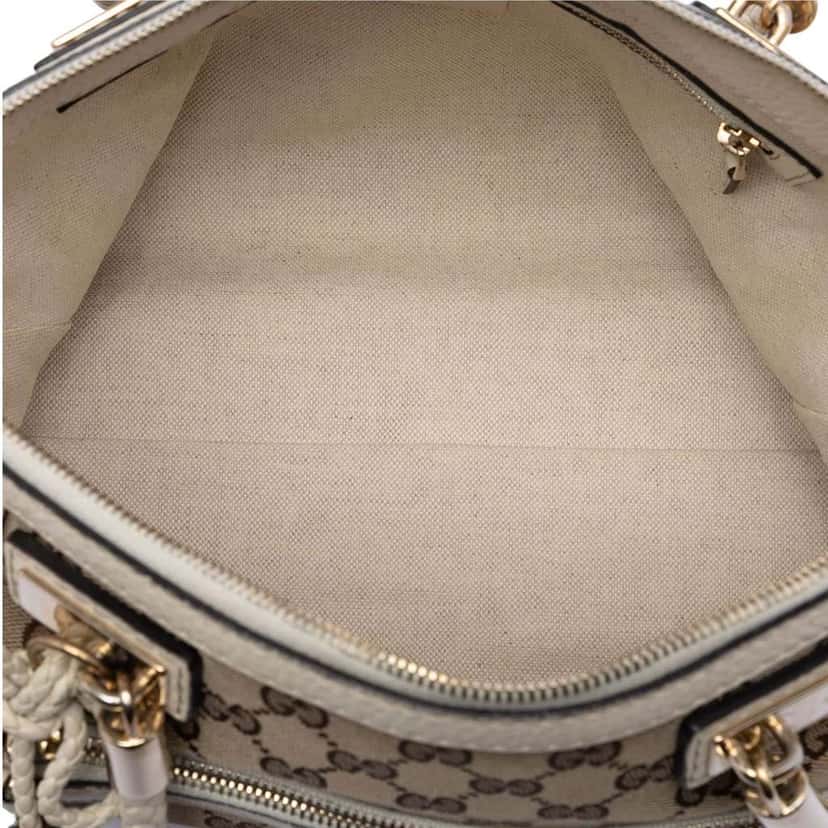 Gucci GG Canvas Bella Satchel Brown Canvas Good condition - Model View