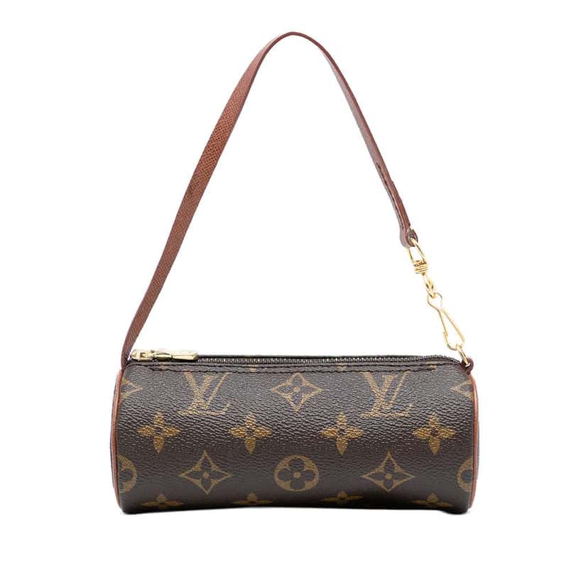 Louis Vuitton Monogram Papillon Pochette Brown Good condition - Front View