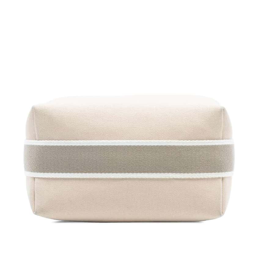 Hermès Small Toile Bride A Brac Case Brown Canvas Good condition - Inside View