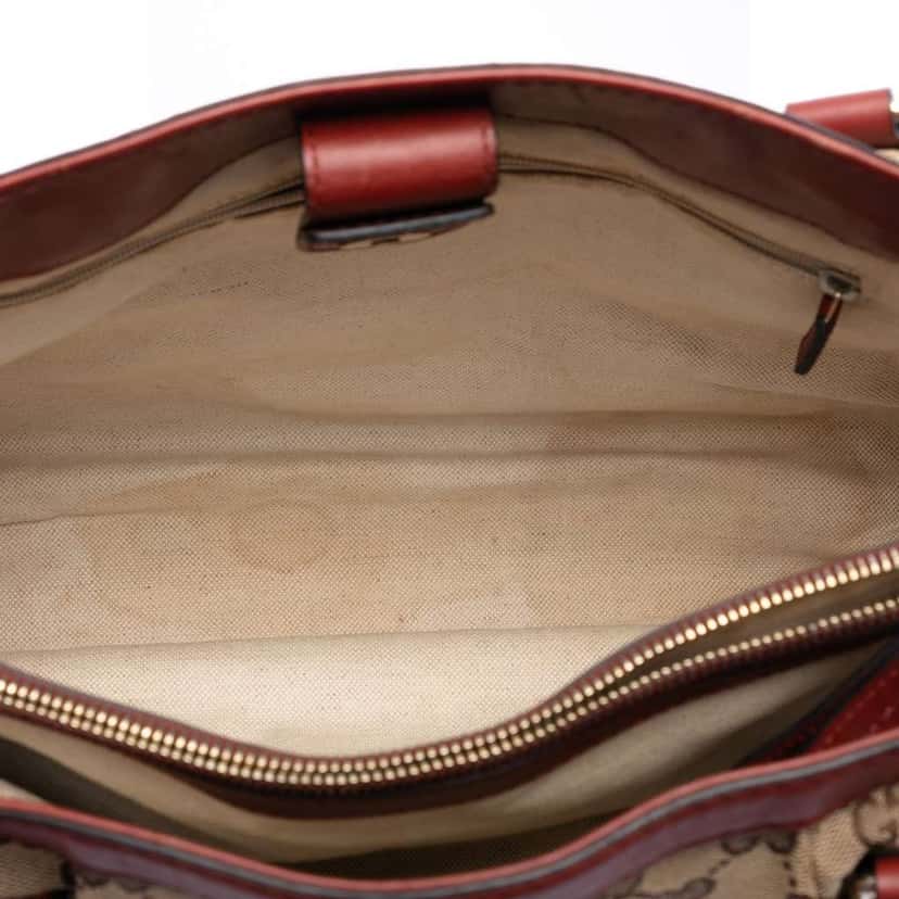 Gucci GG Canvas Sukey Tote Brown Canvas Good condition - Model View