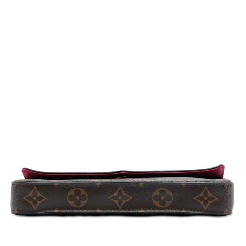Louis Vuitton Monogram Pochette Felicie Brown Good condition - Inside View