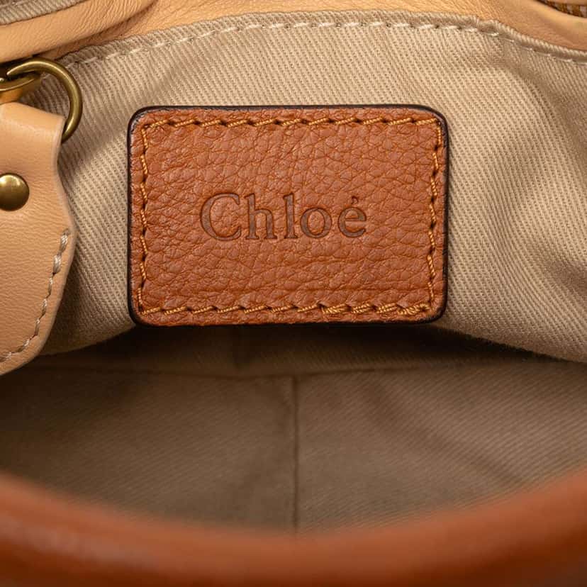 Chloé Small Leather Paraty Satchel Brown Leather Good condition - Box View