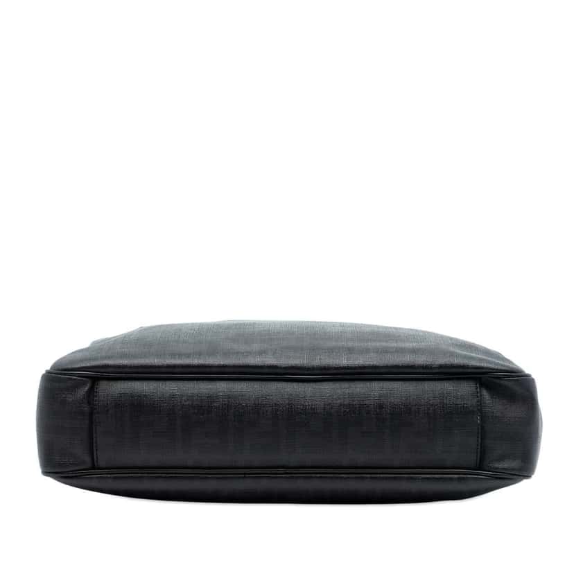 Fendi Zucca Coated Canvas Business Bag Black Canvas Good condition - Inside View