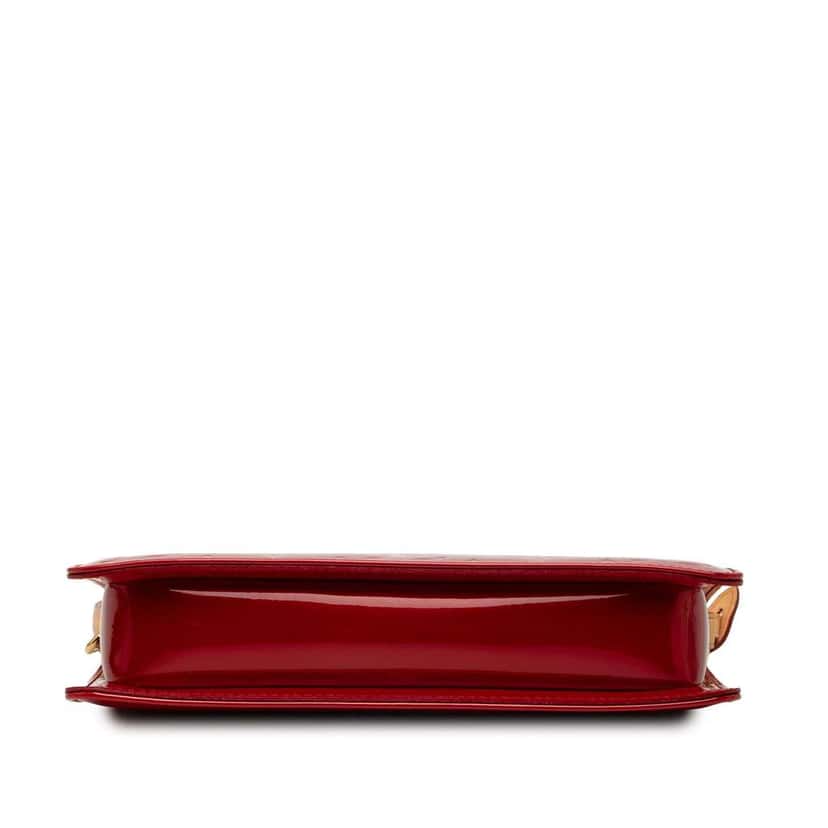 Louis Vuitton Monogram Vernis Pochette Lexington Red Leather Good condition - Inside View