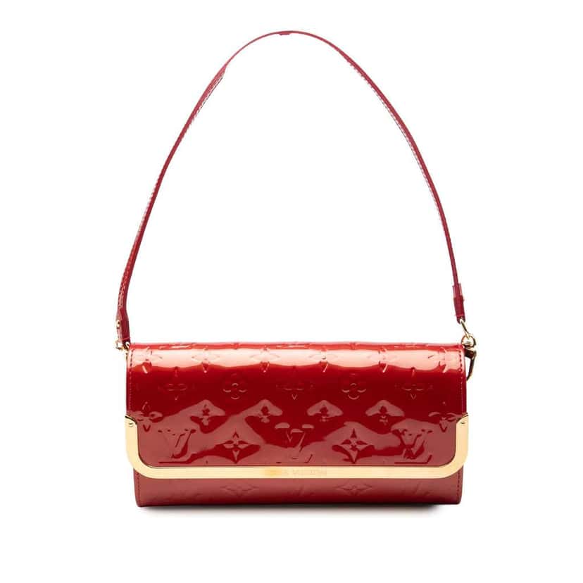 Louis Vuitton Monogram Vernis Rossmore MM Red Leather Good condition - Front View