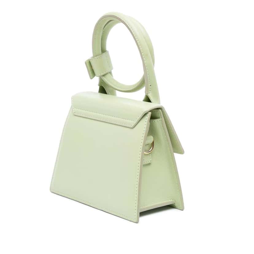 Jacquemus Leather Le Chiquito Noeud Green Leather Good condition - Back View