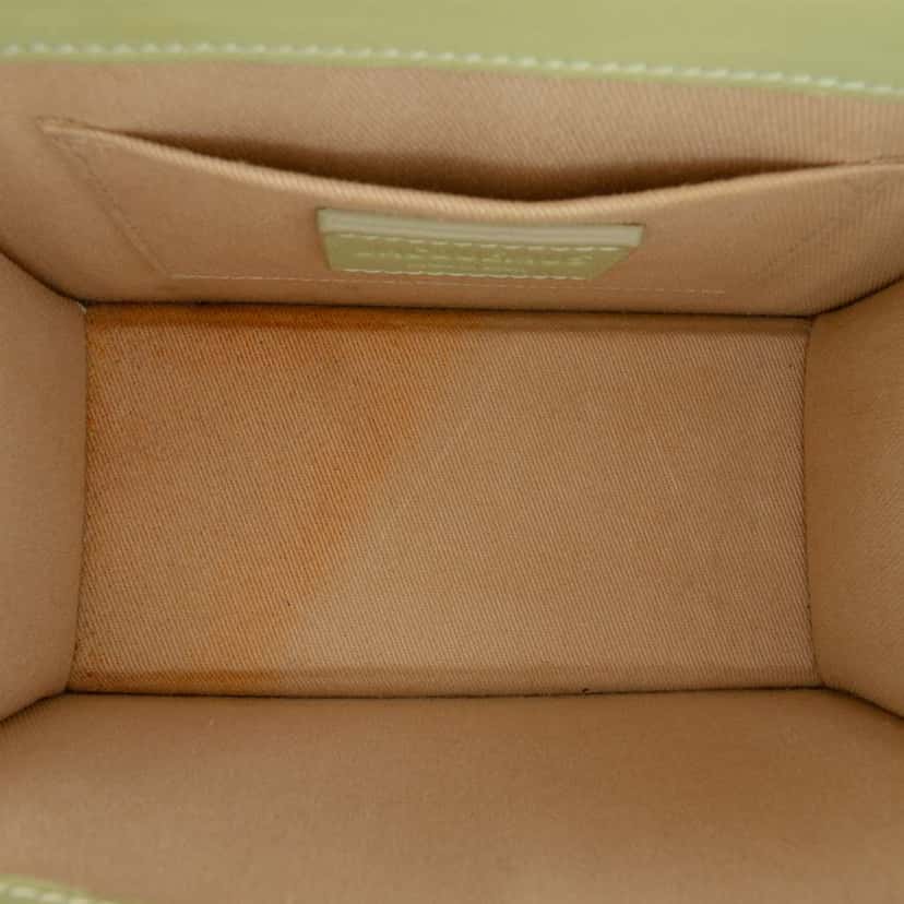 Jacquemus Leather Le Chiquito Noeud Green Leather Good condition - Model View