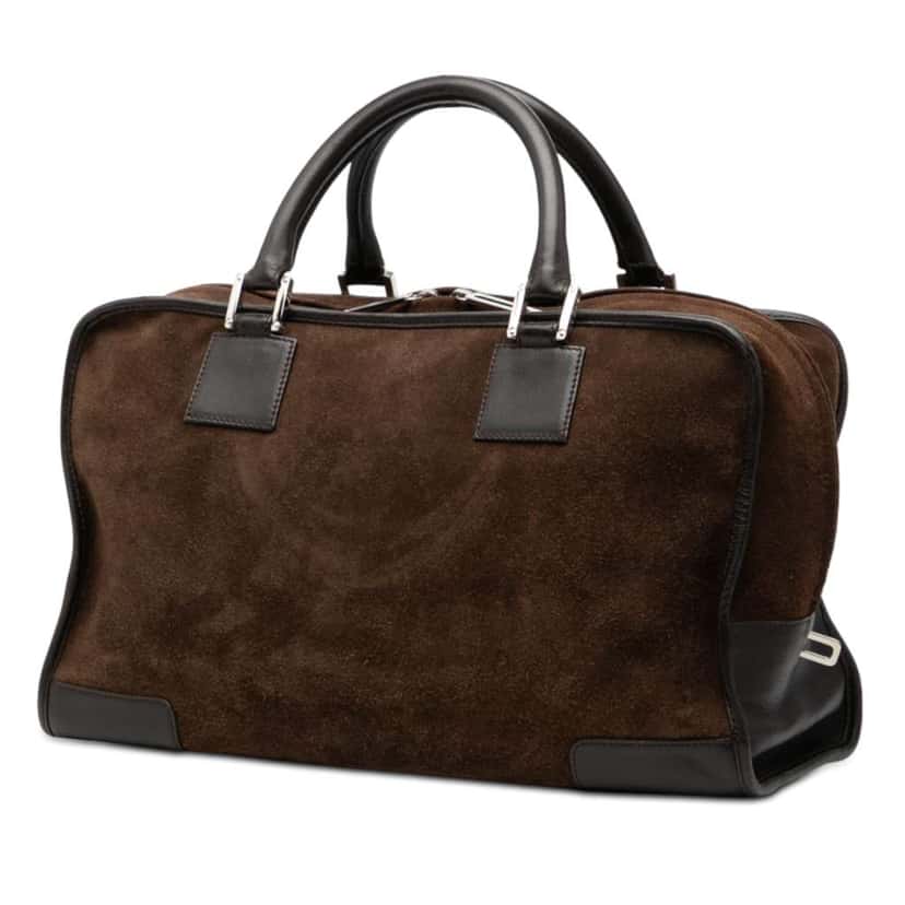 Loewe Suede Amazona 36 Brown Leather Good condition - Back View