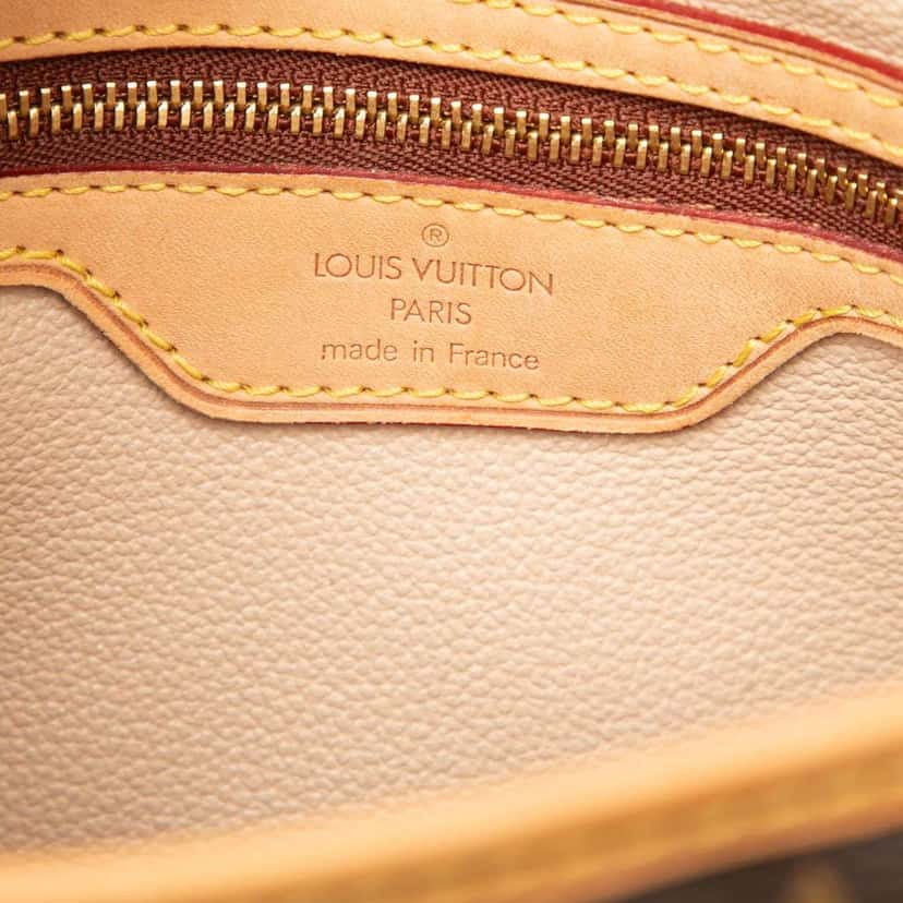 Louis Vuitton Monogram Petit Bucket Brown Good condition - Box View