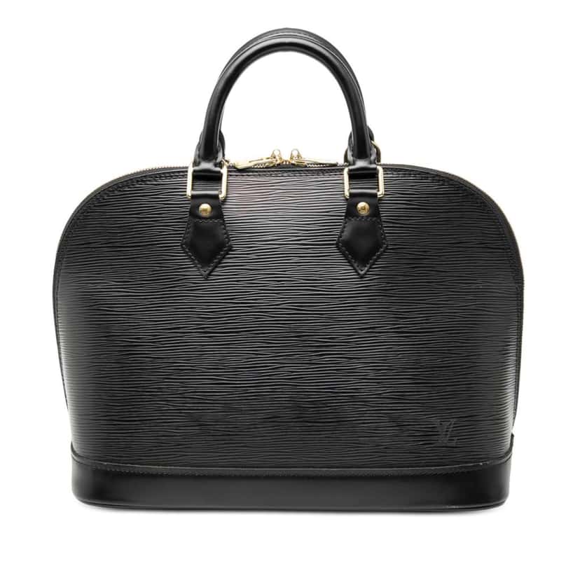 Louis Vuitton Epi Alma PM Black Leather Good condition - Front View