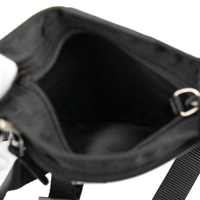 Prada Tessuto Zip Top Crossbody Black Good condition - Model View