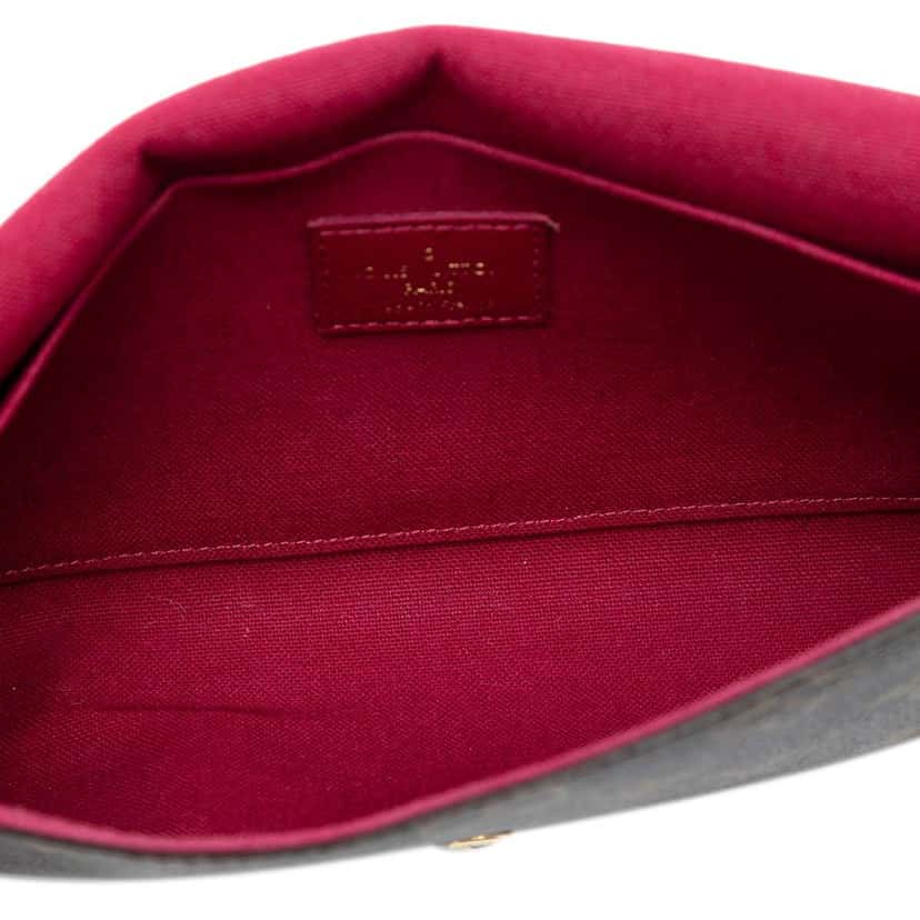 Louis Vuitton Monogram Pochette Felicie Brown Good condition - Model View
