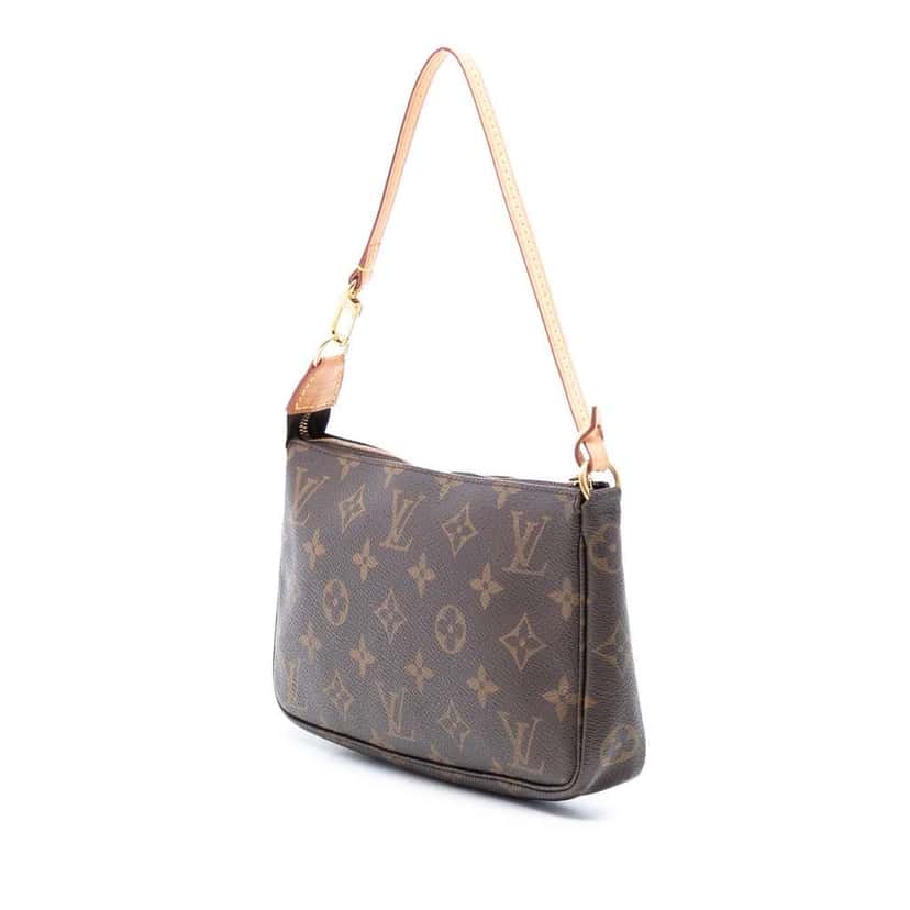 Louis Vuitton Monogram Pochette Accessoires Brown Good condition - Back View