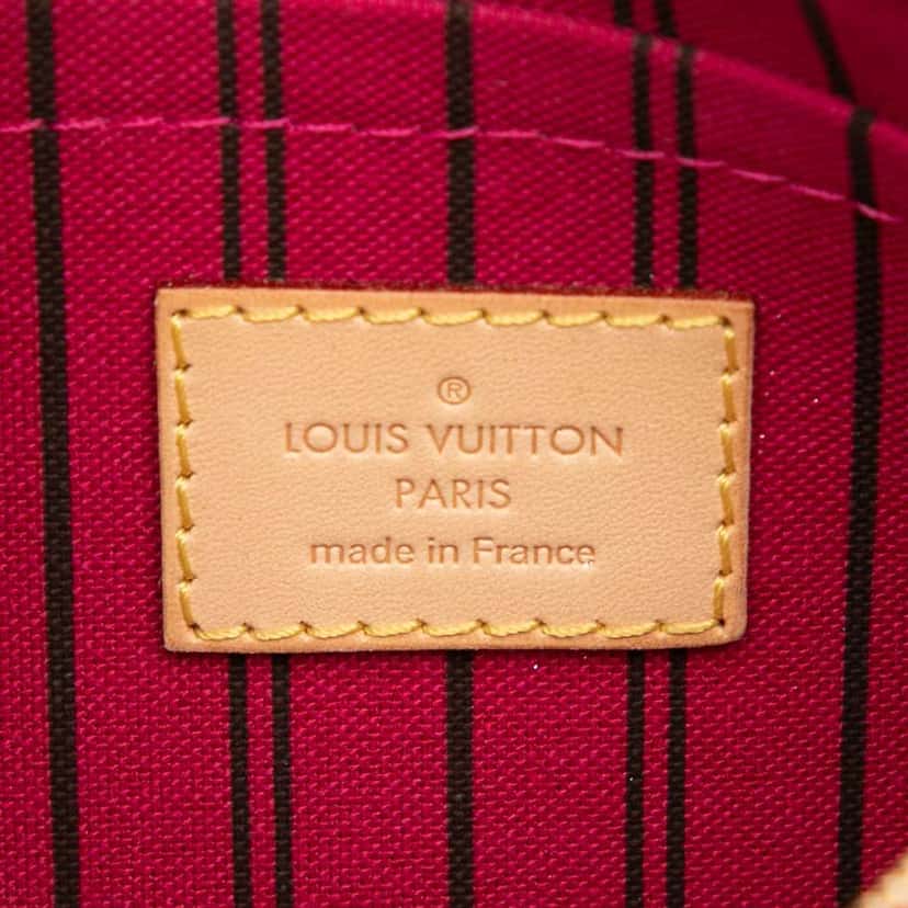 Louis Vuitton Monogram Neverfull PM Pouch Brown Good condition - Box View