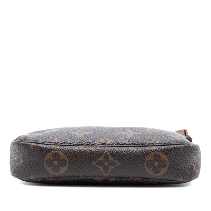 Louis Vuitton Monogram Mini Pochette Accessoires Brown Very good condition - Inside View