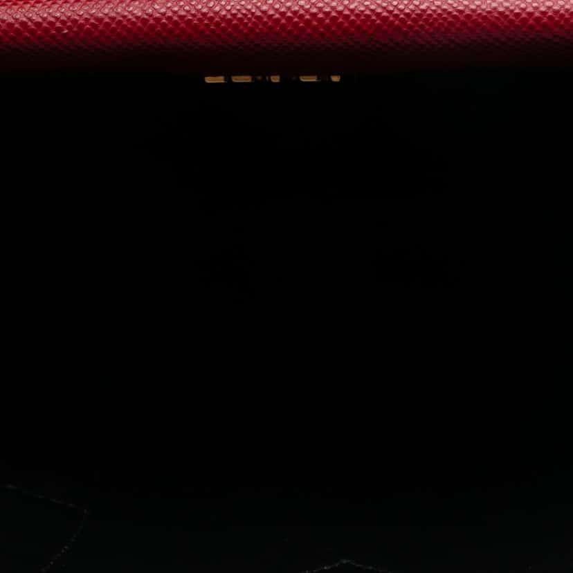 Prada Large Saffiano Cuir Double Satchel Red Leather Very good condition - Model View