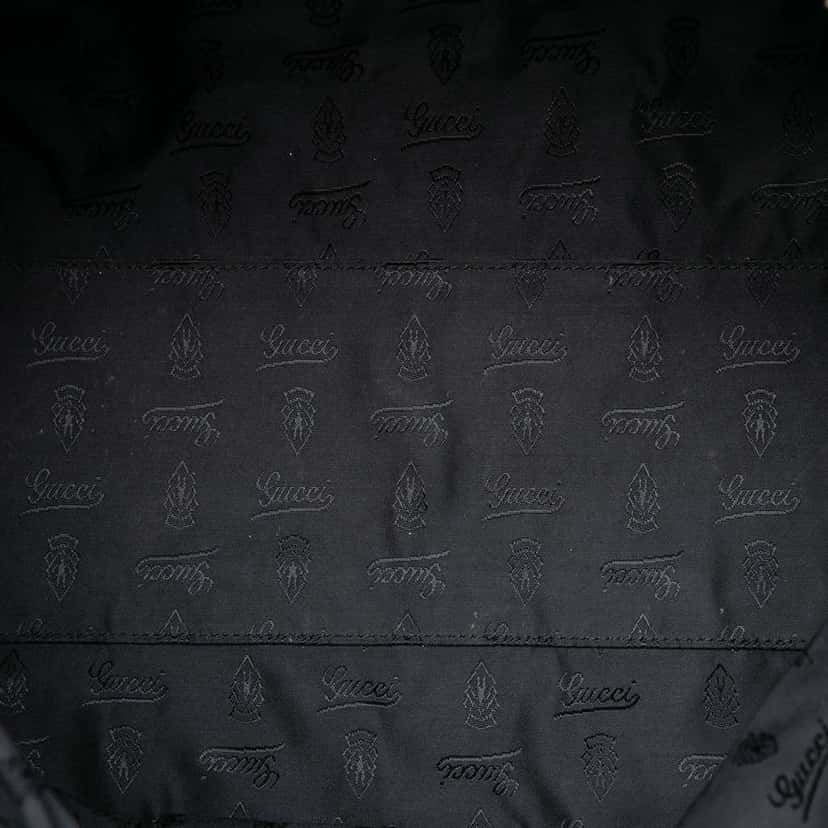 Gucci Coated Canvas Bamboo Dialux Pop Satchel Black Canvas Very good condition - Model View