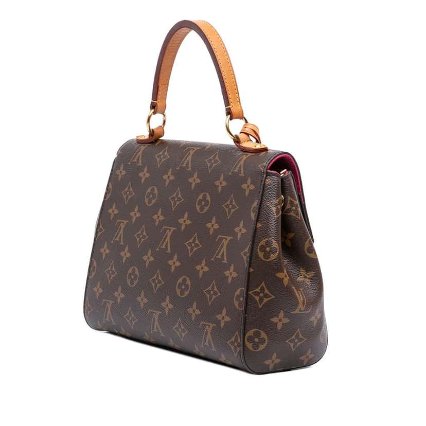 Louis Vuitton Monogram Cluny BB Brown Very good condition - Back View