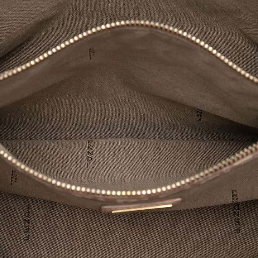 Fendi Small Zucchino Canvas Tote Pink Canvas Good condition - Model View