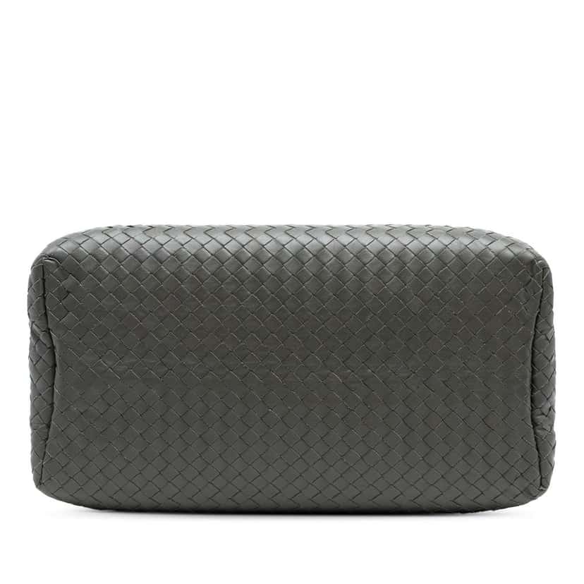 Bottega Veneta Medium Nappa Intrecciato Roma Tote Grey Leather Good condition - Inside View