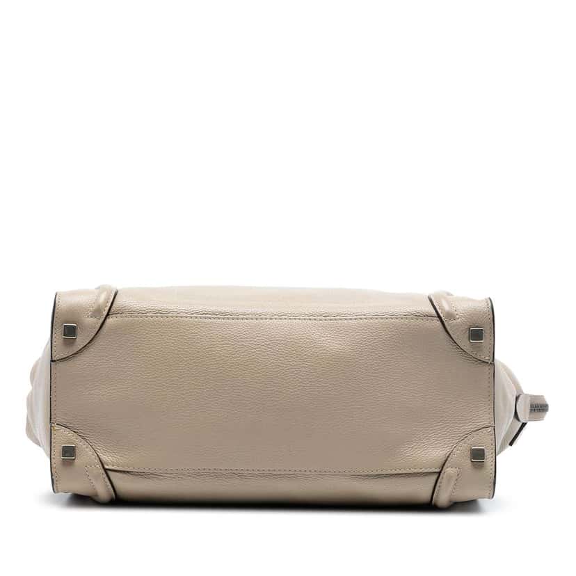 Celine Mini Luggage Leather Tote Bag Brown Leather Good condition - Inside View