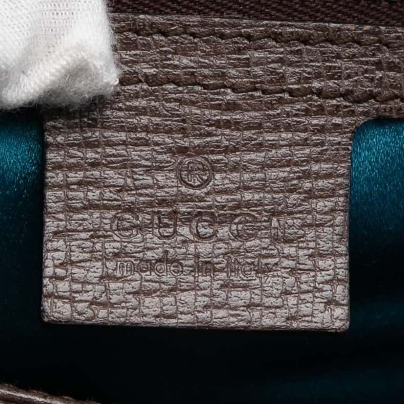 Gucci Medium GG Supreme Web Ophidia Chain Shoulder Bag Brown Canvas Very good condition - Box View