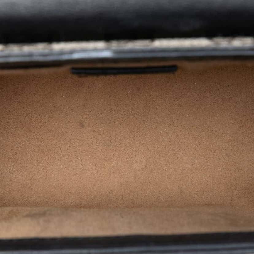 Gucci Small GG Supreme Padlock Crossbody Brown Canvas Good condition - Model View
