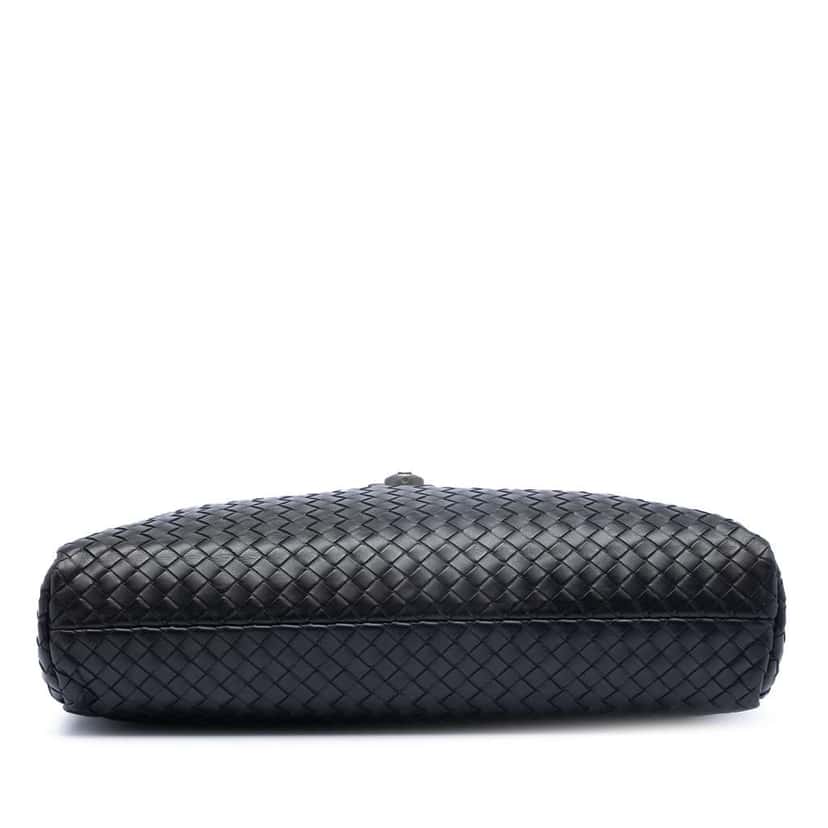 Bottega Veneta Nappa Intrecciato Briefcase Black Leather Good condition - Inside View