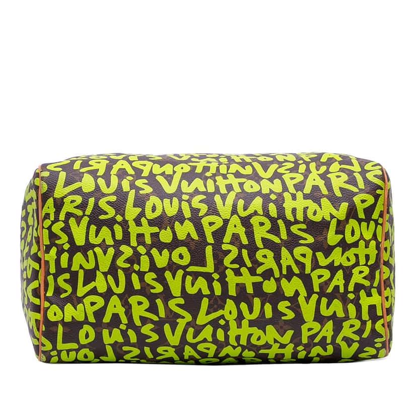 Louis Vuitton Stephen Sprouse Monogram Graffiti Speedy 30 Brown Good condition - Inside View