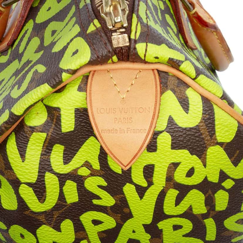 Louis Vuitton Stephen Sprouse Monogram Graffiti Speedy 30 Brown Good condition - Box View