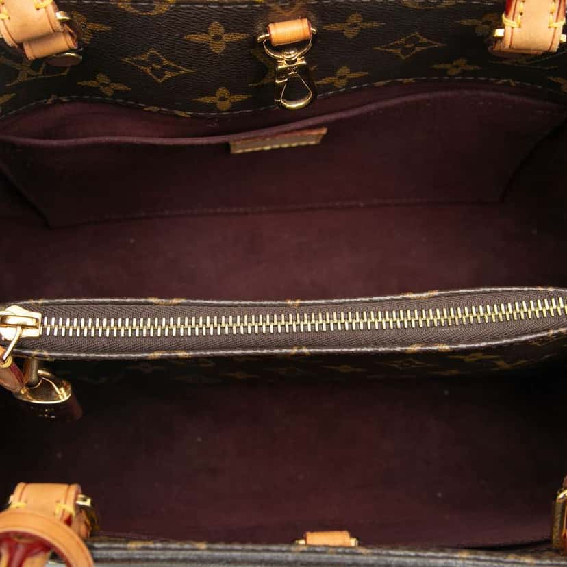 Louis Vuitton Monogram Montaigne MM Brown Good condition - Model View
