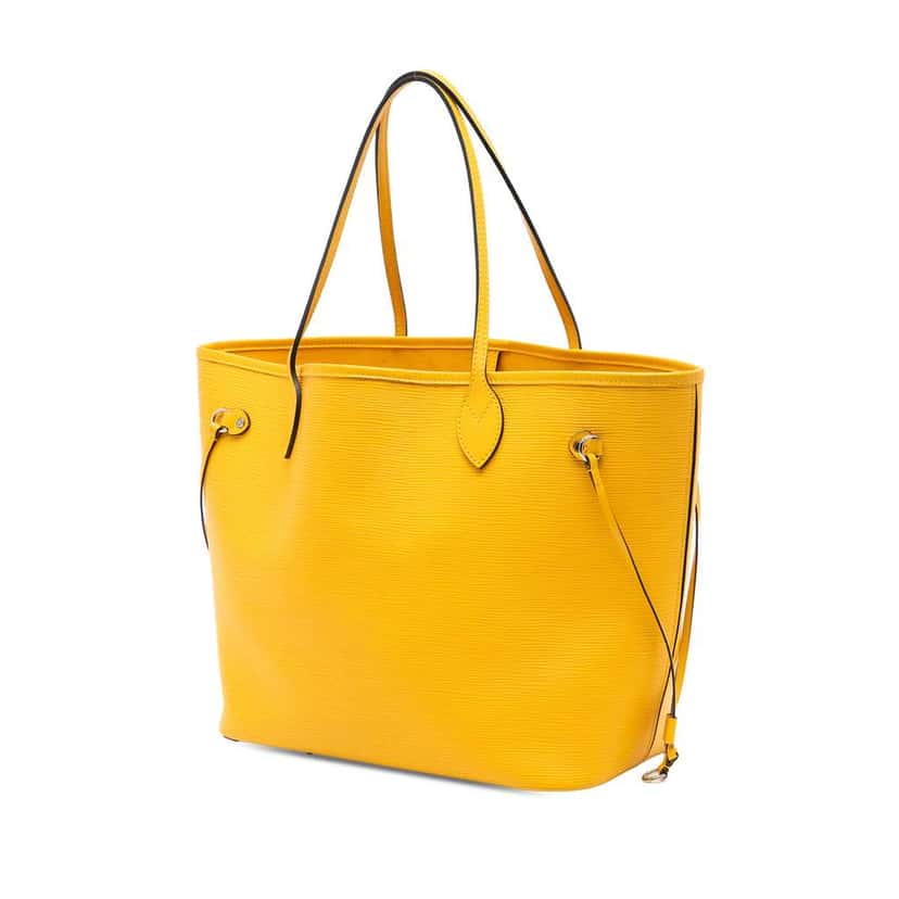 Louis Vuitton Epi Neverfull MM Yellow Leather Very good condition - Back View