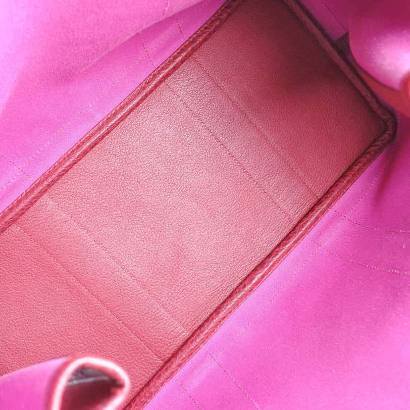 Hermès Toile and Negonda Garden Party 36 Red Canvas Very good condition - Model View