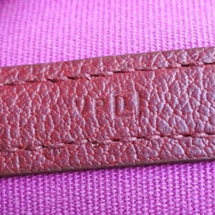 Hermès Toile and Negonda Garden Party 36 Red Canvas Very good condition - Box View