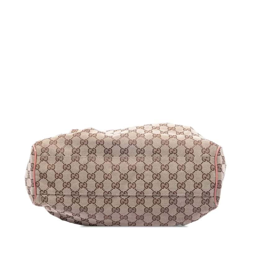 Gucci Medium GG Canvas Sukey Tote Brown Canvas Good condition - Inside View