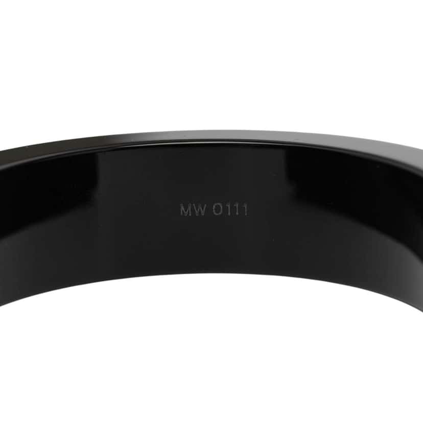 Louis Vuitton Resin Lock Me Bangle Black Very good condition - Box View