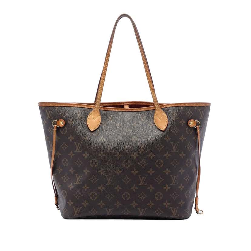 Louis Vuitton Monogram Neverfull MM Brown Good condition - Front View