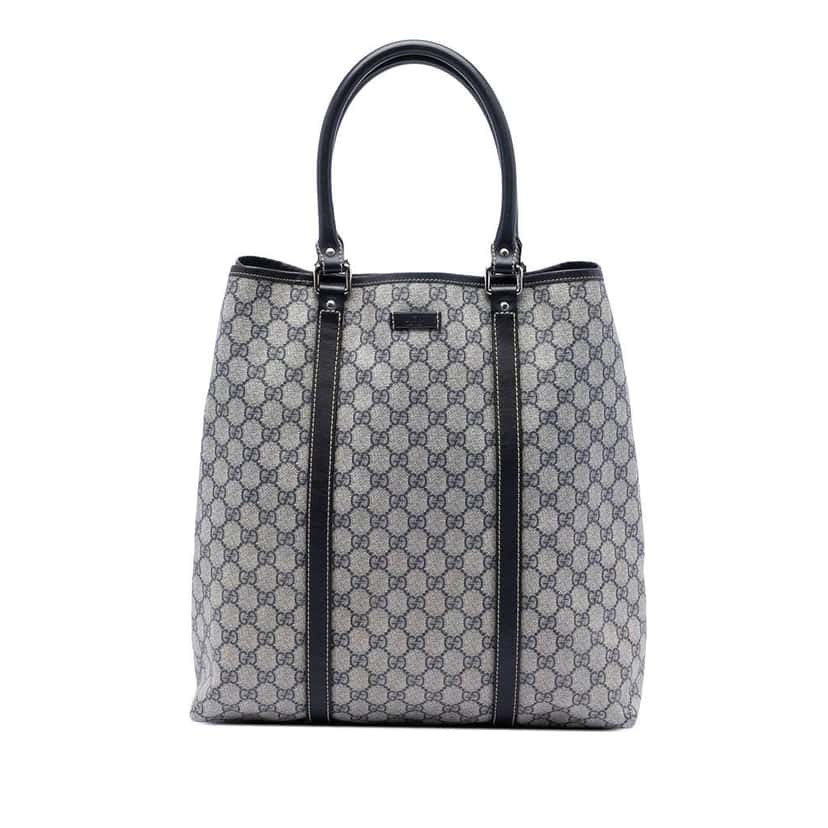 Gucci GG Supreme Joy Vertical Tote Brown Canvas Very good condition - Front View