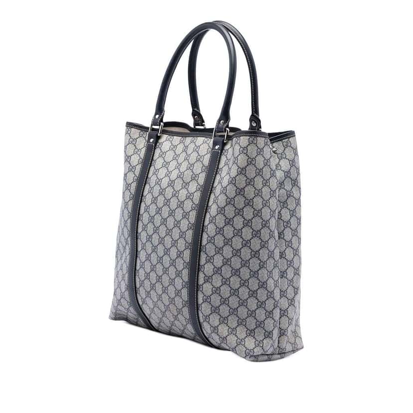 Gucci GG Supreme Joy Vertical Tote Brown Canvas Very good condition - Back View