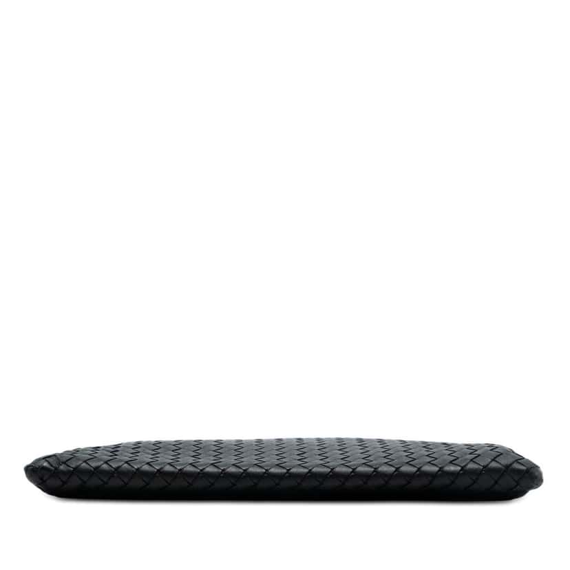 Bottega Veneta Nappa Intrecciato Clutch Black Leather Good condition - Inside View