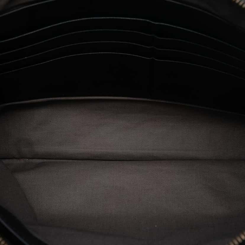 Bottega Veneta Nappa Intrecciato Clutch Black Leather Good condition - Model View