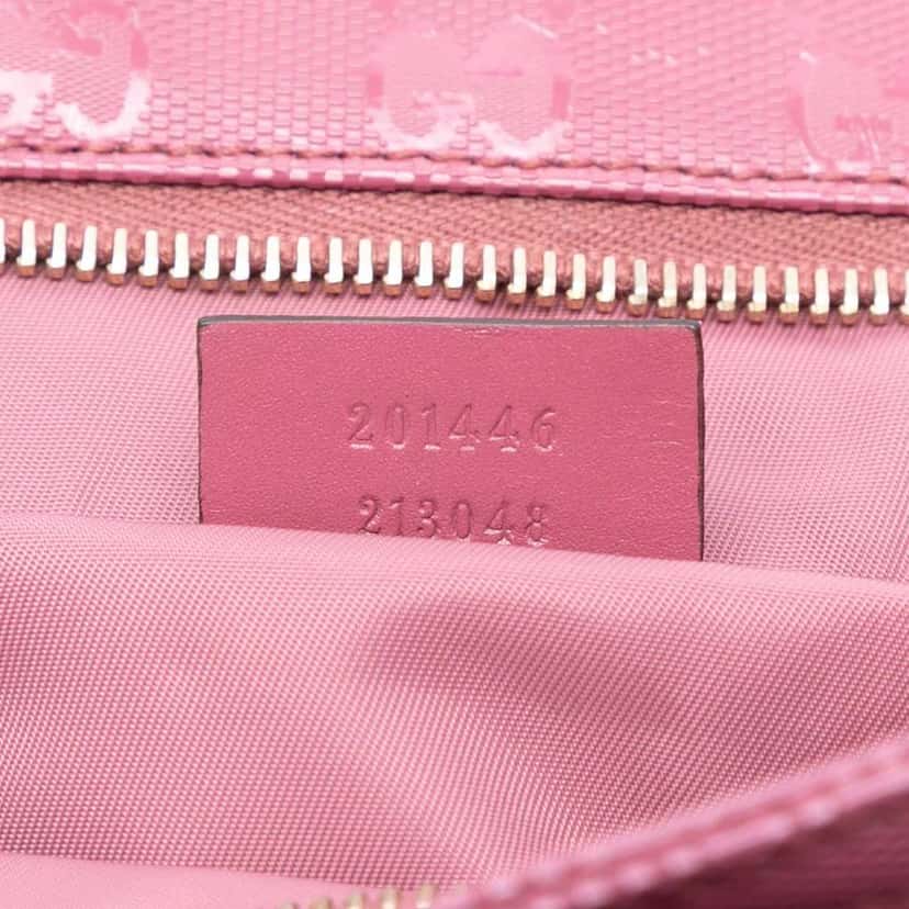 Gucci GG Imprime Crossbody Pink Canvas Good condition - Box View