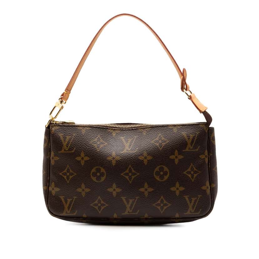 Louis Vuitton Monogram Pochette Accessoires Brown Very good condition - Front View