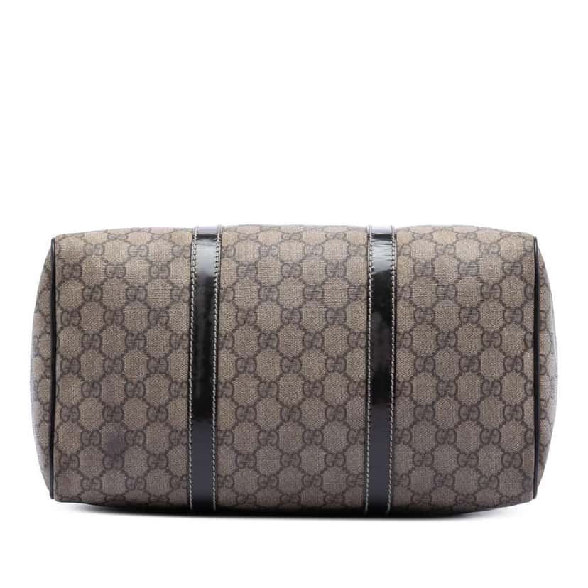 Gucci Medium GG Supreme Joy Boston Bag Brown Canvas Good condition - Inside View