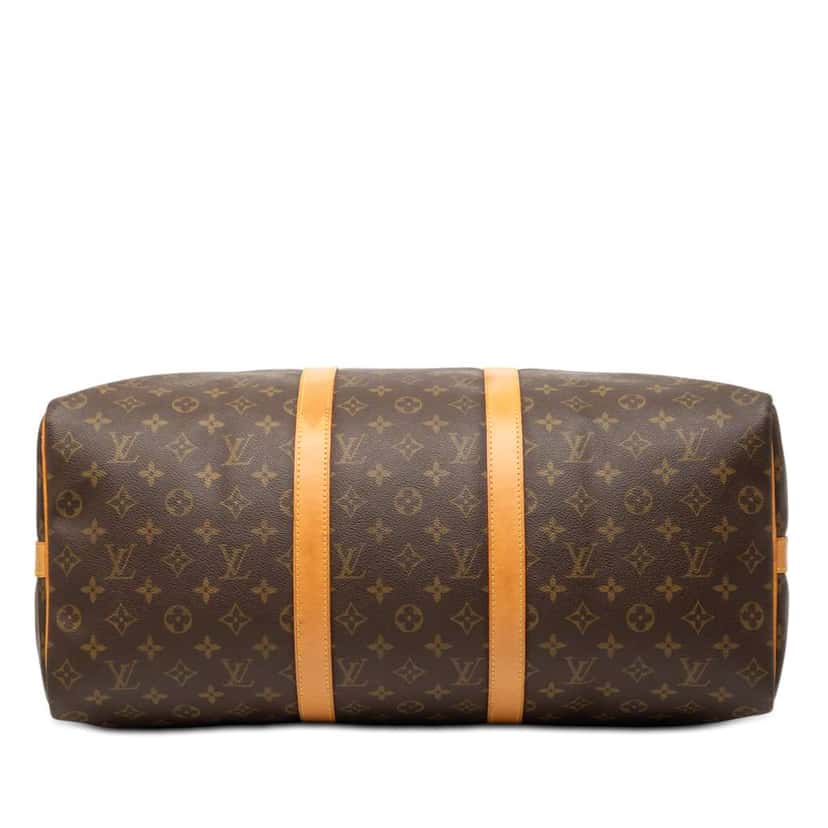 Louis Vuitton Monogram Keepall Bandouliere 50 Brown Good condition - Inside View
