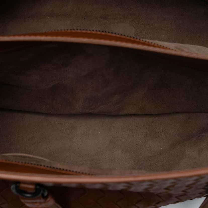 Bottega Veneta Nappa Intrecciato Tote Brown Leather Very good condition - Model View